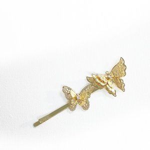 I SAW GOLDEN BUTTERFLY HAIRPIN
